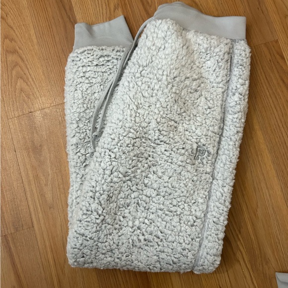 Jogger style teddy fleece pants- pink Victoria secret - Picture 1 of 2